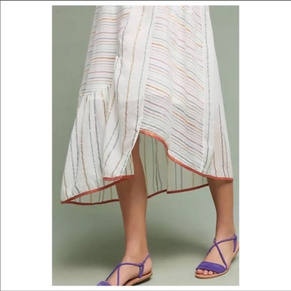 Anthro/Akemi + Kin Metallic Swing Dress - Picture 3 of 7